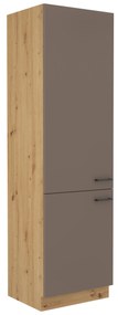 Dulap de alimente bucătărie Barb 60 LO-210 2F (stejar artisan + trufă). 1044949