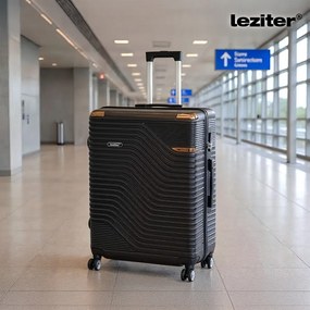 Valiză mare TravelLux Urban cu hardtop 50x78x30 cm neagră