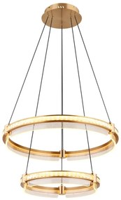 Lustra LED suspendata design circular cu telecomanda BLONDIE