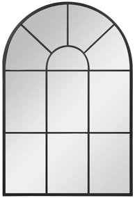 Oglinda de perete moderna HOMCOM arcuita, 91x60cm oglinzi fereastra | AOSOM RO
