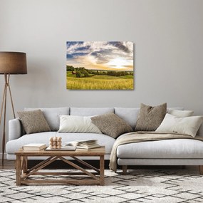 Tablou pe sticlă cu peisaj (70x50 cm)