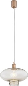 Lustra/pendul design decorativ TRESCO cupru/champagne