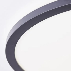 Brilliant - Plafonieră LED MILTON, 24W, 230V, Ø 42 cm, neagră