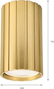 Brilagi - Spot CRISPINA 1xGU10/10W/230V, 10 cm, auriu