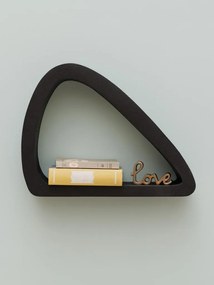 Raft de perete negru Posada