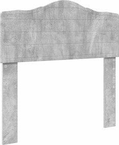 vidaXL Tăblie cap Gri din beton 100 cm Lemn compozit