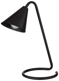 Veioza, lampa de masa design industrial Monty negru