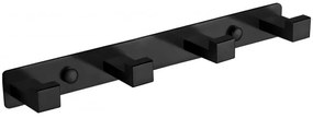 Cârlig cvadruplu pentru prosop Mexen, negru - 709264-70