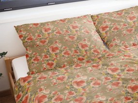 Lenjerie de pat creponată Flori Mici