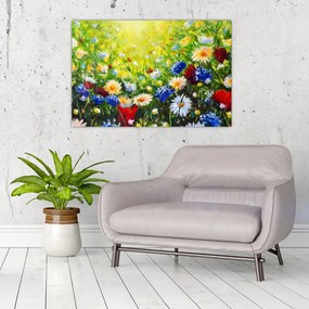 Tablou - Flori sălbatice (90x60 cm)