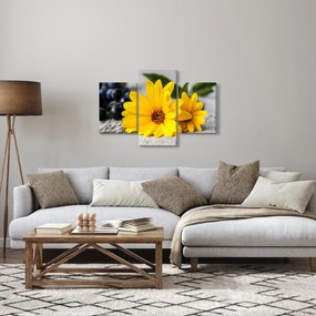 Tablou cu flori galbene (90x60 cm)