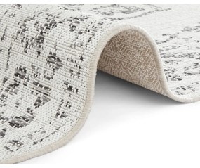 Covor de exterior NORTHRUGS Tilos, 80 x 150 cm, gri - crem