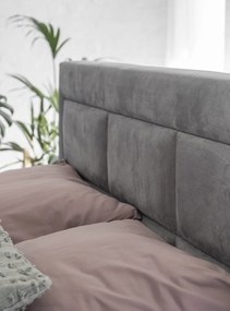Pat tapitat boxspring Vivre – 140/200 cm