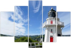 Tablou cu farurile Akaroa, Nooua Zeelanda (150x105 cm)