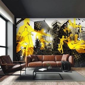 Fototapet - Meci de fotbal (147x102 cm)