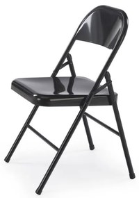 Scaun pliabil K565 negru H75 cm