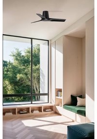 Ventilator de tavan FARO 33827 HEY TUB S negru d. 90 cm + telecomandă