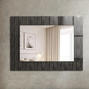 Oglindă  cu ramă imprimată Linii moderne