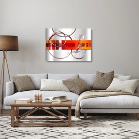 Tablou pe sticlă abstract (70x50 cm)