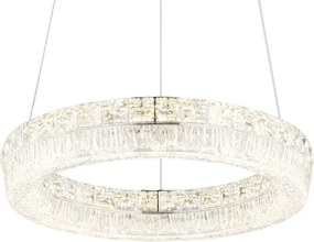 Globo 67387-24 - Lustru LED reglabil suspendat pe cablu LAUREL LED/24W/230V transparent + telecomandă