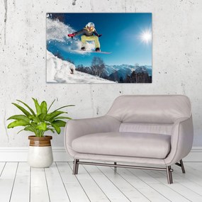Tablou - Snowboarder (90x60 cm)