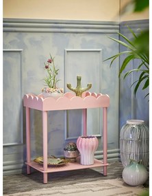 Masă consolă roz din lemn de pin 40x60 cm Isola – Bloomingville