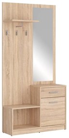 Set mobilier hol Nepo Plus 16 (stejar sonoma) . Promo -31%. 1098340