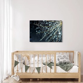 Tablou - Floare cu pânză de pâianjen (90x60 cm)