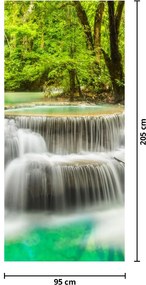 Fototapet pentru ușă - Cascadele (95x205cm)