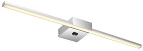 Aplica LED design modern Jaime argintiu, opal