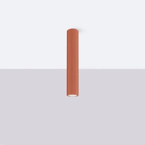 Spot Sollux SL.1628 KARBON 1xGU10/10W/230V 40 cm roșu