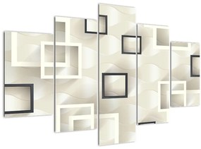 Tablou geometric abstract (150x105 cm)