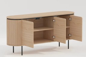 Comoda cu furnir de stejar ATELIER 160cm