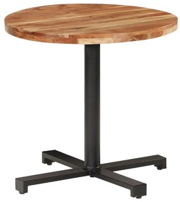 320281 vidaXL Masă de bistro, Ø80x75 cm, rotund, lemn masiv de acacia