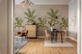 Tapet Banana Tree Jungle, Beige, Rebel Walls