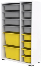 Organizator jucării Dremonka 7 (alb + Gri + galben). 1124308