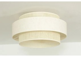 Plafonieră BOHO 1xE27/60W/230V, diametru 40 cm, crem/jută