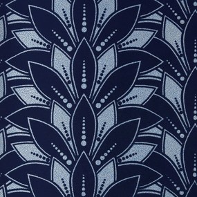 Tapet Astoria, Midnight Blue Luxury Flock, 1838 Wallcoverings, 5.3mp / rola