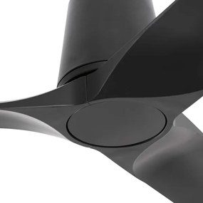 Ventilator de tavan FARO 33827WT HEY TUB S negru d. 90 cm Wi-Fi + remote control
