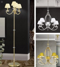 Candelabru cristal Swarovski elegant de lux Avala 9L 24K gold plated