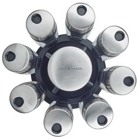 Cole&Mason - Suport rotativ MASTER cu 9 recipiente pentru condimente