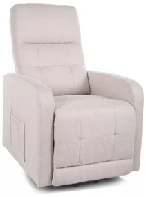 Scaun reclinabil Lennox II, crem