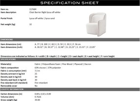 Fotoliu design elegant LUX Barrier Right