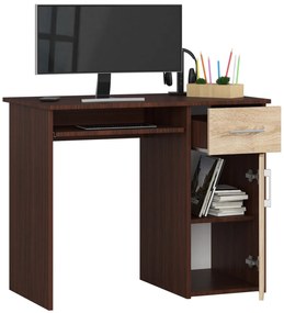 Masă PC Padma (wenge + Stejar sonoma). 1069707