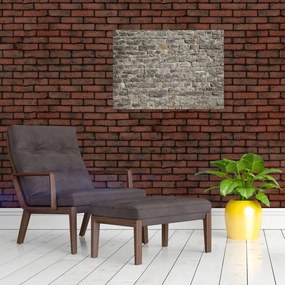 Tablou - Perete d cărămidă (70x50 cm)