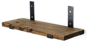 Raft decorativ de perete Dupone 10 (Nuc + negru) . 1093661