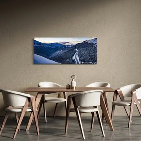 Tablou - Pantă înzăpezită (120x50 cm)