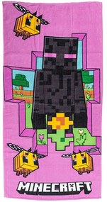 Minecraft Cherry Grove prosop de baie, prosop de plajă 70x140cm