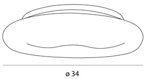 Plafonieră LED MAXLIGHT C0233 DUO LED/10W/230V d. 34 cm alb