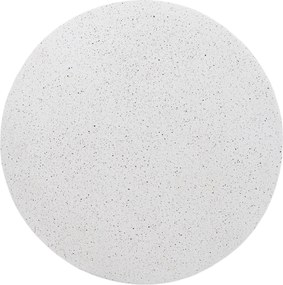 Măsuță de cafea rotundă Sintro 54 cm - terrazzo alb